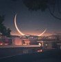 Image result for Anime Sky Wallpaper Moon