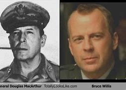Image result for Douglas MacArthur Bruce Willis