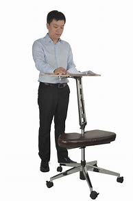 Image result for Standing Height Reception Desk