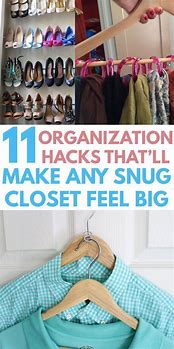Image result for Space-Saving Hacks for Closet