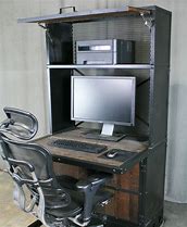 Image result for Industrial Look Computer Desk