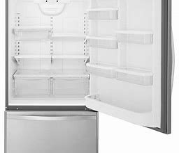 Image result for WRB322DMBM 33" 22 Cu. Ft. Bottom-Freezer Refrigerator Energy Star With Freezer Drawer LED Interior Lighting Humiidity-Controlled Crispers And Spillguard Glass Shelves In Stainless