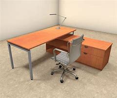 Image result for Modern Executive Office Desks L-shaped