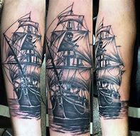 Image result for Haunted Pirate Ship Tattoo