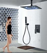 Image result for Ceiling Mount Shower Head Stainless Combo