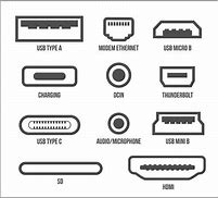 Image result for Computer Cable Connector Chart