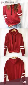 Image result for Black and Red Striped Hoodie