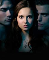 Image result for The Vampire Diaries Stefan Damon and Elena