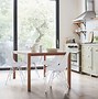 Image result for white modern kitchen chairs