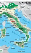 Image result for Map of Italy with Rivers