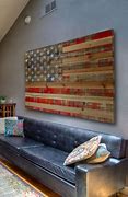 Image result for American Flag Rustic Wall