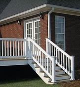Image result for Fypon Vinyl Quickrail Straight And Stair Kit 10 Foot Rail Kit (120 ...