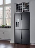 Image result for stainless steel 4-door fridge