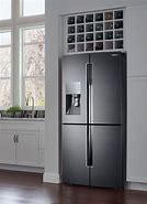 Image result for black counter depth fridges