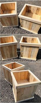 Image result for wooden planters boxes pallet