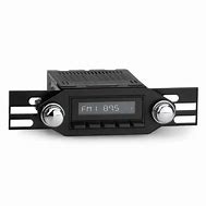Image result for Retrosound Laguna M1A AM/FM Receiver With Aux Input For Classic Cars - Does Not Play Cds - Chrome Buttons