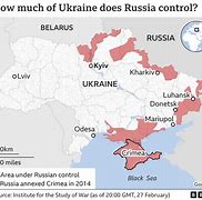 Image result for Map of Russia Ukraine Conflict
