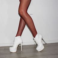 Image result for White Platform Ankle Boots