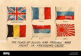 Image result for Allied Powers WW1 Flags