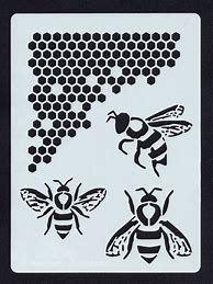 Image result for Bee Stencil
