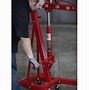 Image result for Strongway Hydraulic 2-Ton Engine Hoist With Load Leveler - 1In.-82 5/8in. Lift Range
