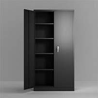 Image result for Black Storage Cabinet
