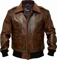 Image result for Mens John Blair Aviator Leather Jacket, Black 2XL Tall