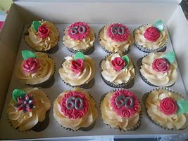 Image result for 60th Birthday Cupcake Ideas