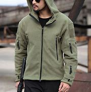 Image result for Jacket with Hoodie Men Military
