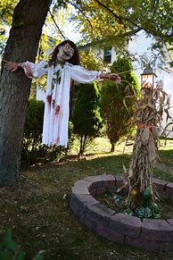Image result for Cool Halloween Yard Decorations