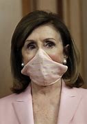 Image result for Pelosi Wearing Face Mask
