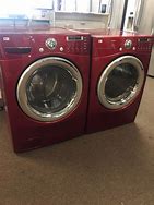 Image result for LG Washer and Dryer Sets Red