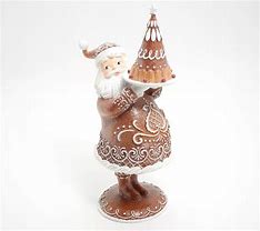 Image result for Santa Gingerbread Figurine