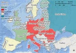 Image result for World War 2 Countries Map