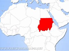 Image result for Sudan Location in Africa