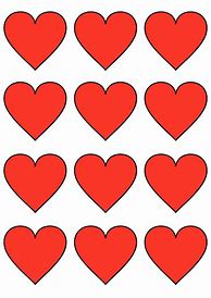 Image result for Red Heart Cutouts Printable