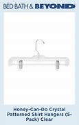 Image result for Cascading Skirt Hangers at Bed Bath Beyond