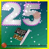 Image result for 25th Birthday Paddle