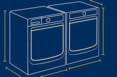 Image result for Stackable Washer and Dryer Combo Dimensions