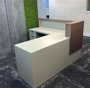 Image result for L shaped Reception Desk