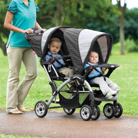 Elite Sit n Stand Double Baby Stroller   Double baby strollers, Baby  