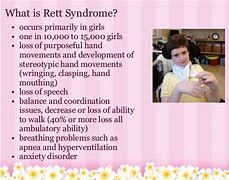 Image result for Rett Syndrome Symptoms