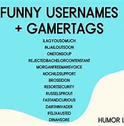 Image result for Funny Usernames
