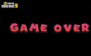Image result for New Super Mario Bros Game Over Screen