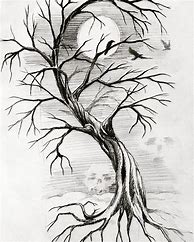 Image result for Tree Art Sketch