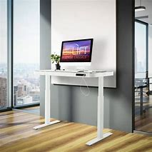 Image result for White Standing Desk Electric