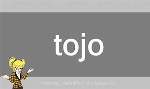 Image result for Tojo Background