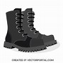Image result for Military Boots Vector