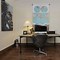 Image result for Small Industrial Desk with Shelves