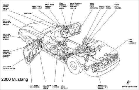 2000 3.8L V6 Mustang Wiring Harness